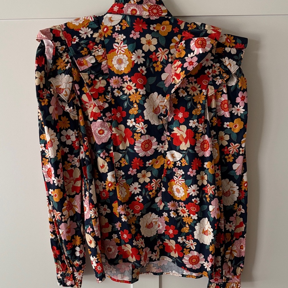 KARLIE Ruffle Blouse - Multicolor - Picture 4 of 4